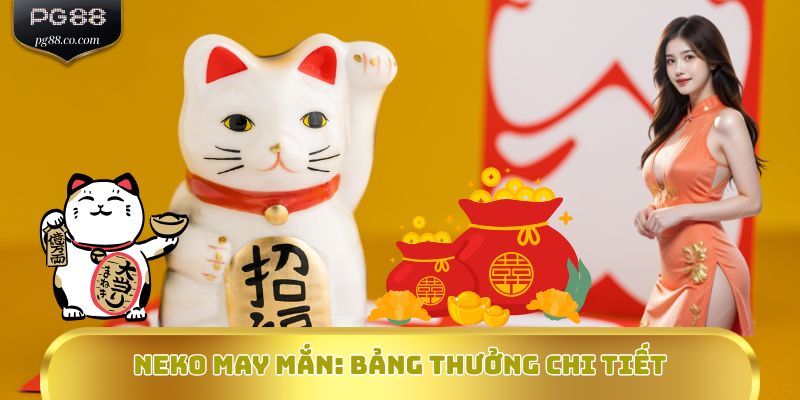Neko May Mắn: Bảng thưởng chi tiết