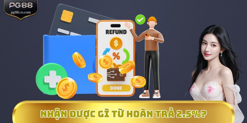 Nhận được gì từ Hoàn trả 2.5%?